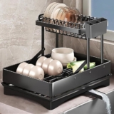 מתקן ייבוש כלים דו-קומתי מנירוסטה 304